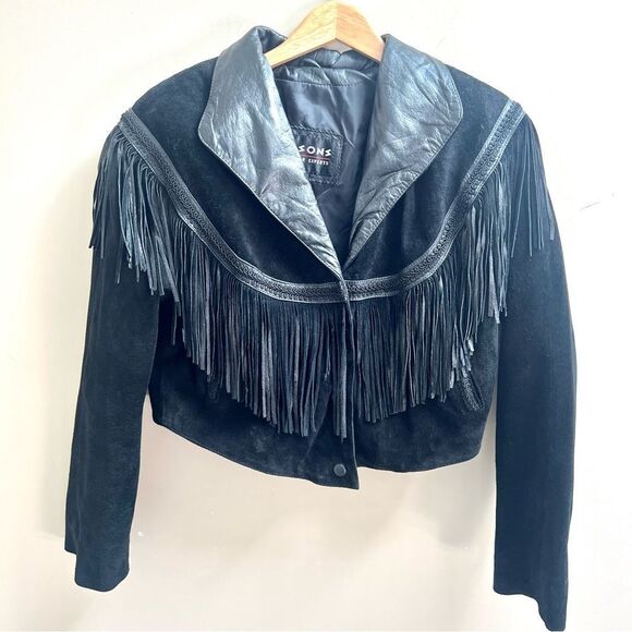Wilson’s genuine soft leather cropped western jacket M - Picture 1 of 7